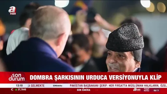 Pakistan'dan Erdoğan'a "Dombra"lı klip | VİDEO