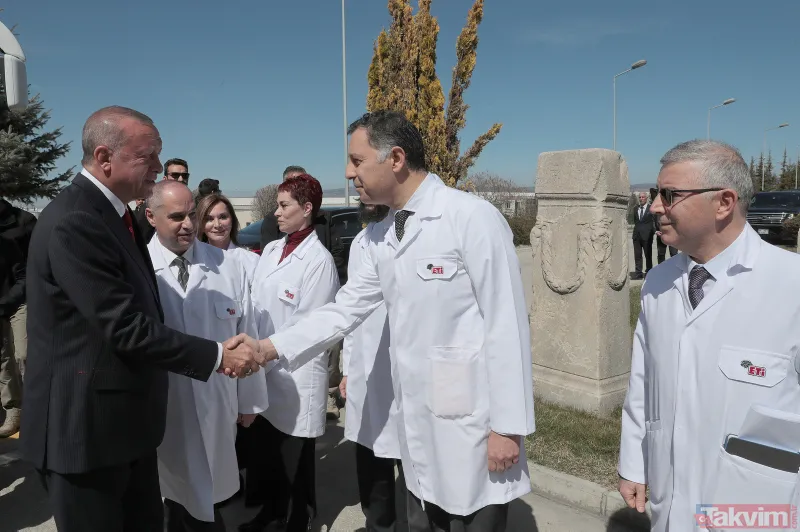 BaÅkan ErdoÄan EskiÅehir'de ETİ Fabrikası'nı ziyaret etti