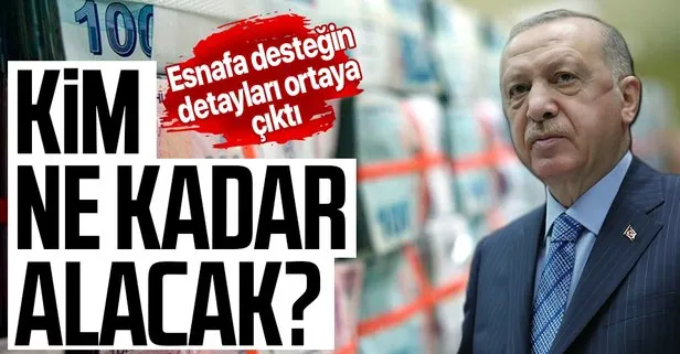 Başkan Erdoğan'dan esnafa yeni destek müjdesi