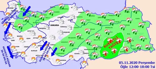 HAVA DURUMU | Meteorolojiden İstanbul için sağanak uyarısı | 5 Kasım hava nasıl olacak?-5