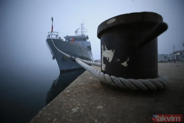 Mayın tarama gemisi TCG Amasra Kırklareli İğneada açıklarında mayın arayacak - 7