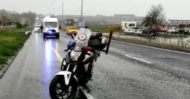 Tekirdağ’da plakasız motosikletli polisi yaralayıp kaçtı