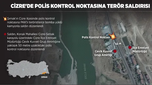 Cizre'de polis kontrol noktasına saldırı-1
