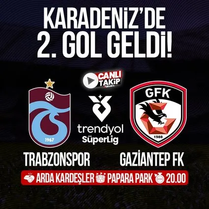 Trabzonspor - Gaziantep FK | CANLI