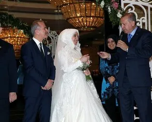 Cumhurbaşkanı Erdoğan nikah şahidi oldu