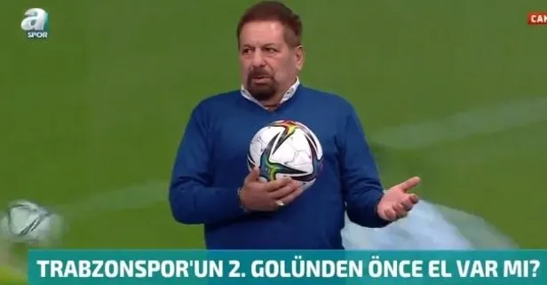 Erman Toroğlu, Trabzonspor’un 2. golünde el var mı? tartışmalarına son noktayı koydu