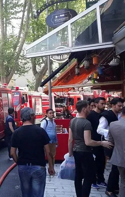 İstanbul Sultanahmet'te otel yangını