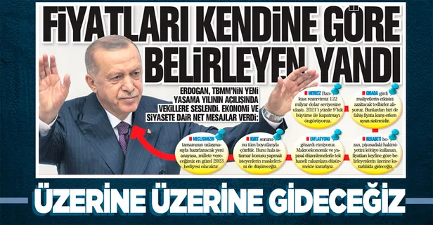 Başkan Erdoğan, TBMM'nin yeni yasama yılının açılışında vekillere seslendi! Ekonomi ve siyasete dair net mesajlar verdi