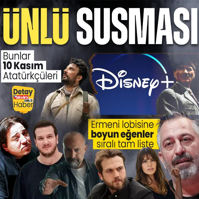 Her olayda mevzuyu Atatürke bağlayan ünlüler Ermeni lobisine boyun eğen Disneye neden sessiz? Tarkan, Cem Yılmaz, Şahan Gökbakar...