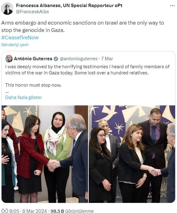 CANLI TAKİP | Soykırımcı İsrail 7 Ekim'den 8 Mart'a 8 bin 900 kadın katletti-6