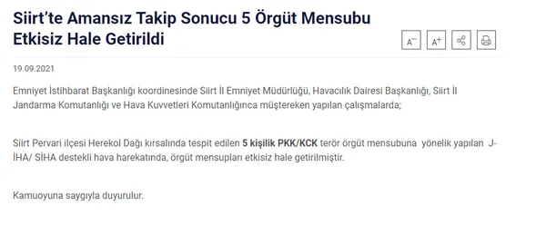 Son dakika: PKK yok oluyor! İçişleri Bakanlığı ve MSB açıkladı!-1