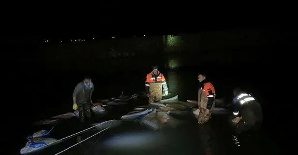 Van Gölü’nde tam 7.5 ton inci kefali bulundu!