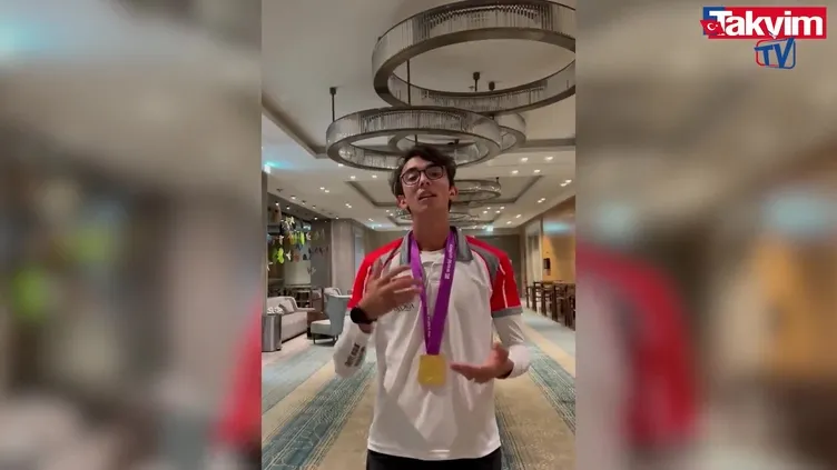 Milli gururumuz Mete Gazoz’dan altın madalyalı paylaşım!