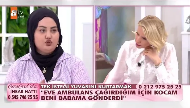 Esra Erol'da Merve Hanım anlattıklarıyla canlı yayında herkesi şoke etti