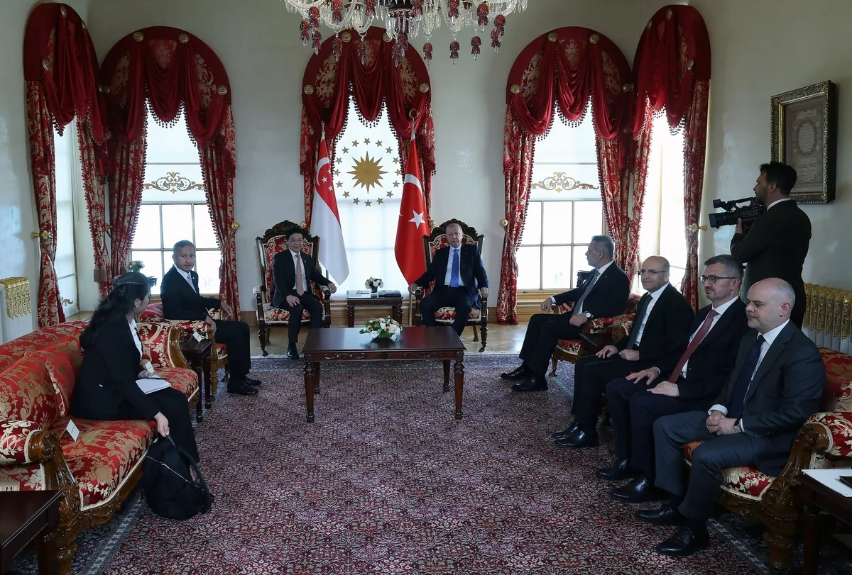 Başkan Erdoğan Singapur Başbakanı Wong'u kabul etti-3