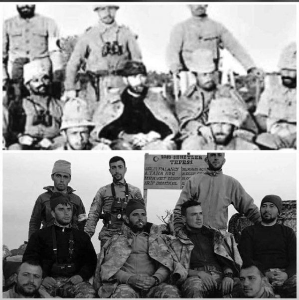 Zeytin Dalı Harekatı'ndaki Mehmetçiklerin Atatürk pozu-6