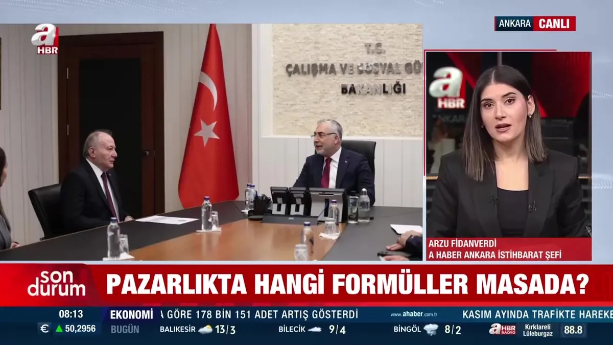 Asgari ücrette ikinci toplantı bugün | VİDEO