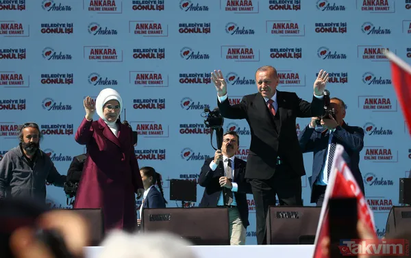 Cumhur İttifakı Ankara miting alanı saatler öncesinden doldu taştı - 22