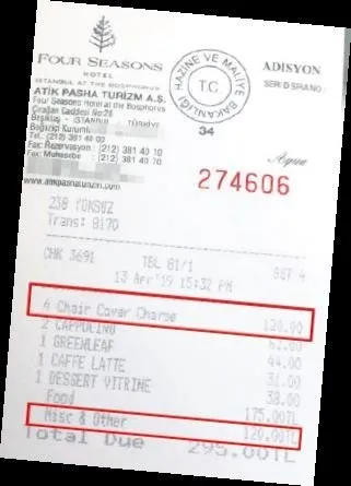 Four Seasons Otel Musterilerinden Sandalye Ucreti Almaya Basladi 4 Kisi 120 Lira Sandalye Ucreti Odedi Takvim