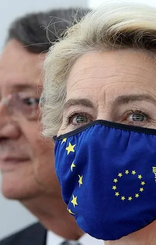 AB Komisyonu Başkanı von der Leyen, Başkan Erdoğan'ın KKTC ziyareti öncesi Kıbrıs'ta gerginlik peşinde