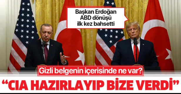 Başkan Erdoğan’dan ABD dönüşü son dakika Mazlum Kobani açıklaması: CIA gizli belge gönderdi