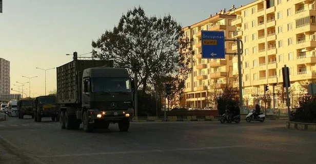 Suriye’de Fırat Kalkanı Harekatı Bölgesine zırhlı araç ve komando sevkiyatı