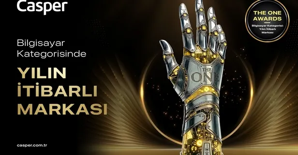 Casper The One Awards’ta bilgisayar kategorisinde “Yılın İtibarlı Markası” seçildi