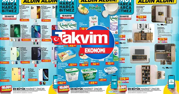 Mobilya ve IPHONE fiyatları da düştü! Bugün bekleniyordu! İşte A-101 aktüel ürünler kataloğu fiyat listesi... Ucuza et, salça, süt, peynir satılıyor!