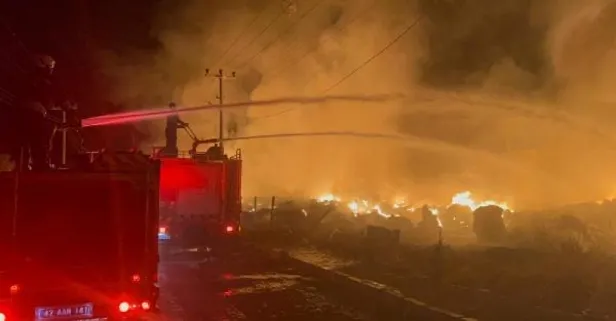 Niğde'de geri dönüşüm tesisinde yangın: Müdahale sürüyor