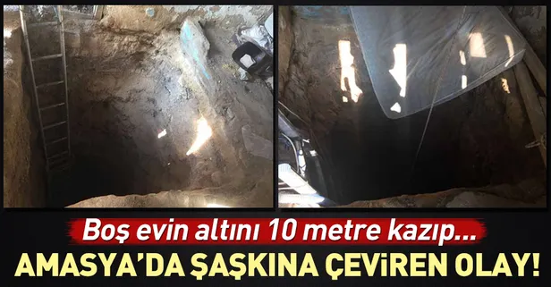 Yer: Amasya! Hepsi evin altından çıktı