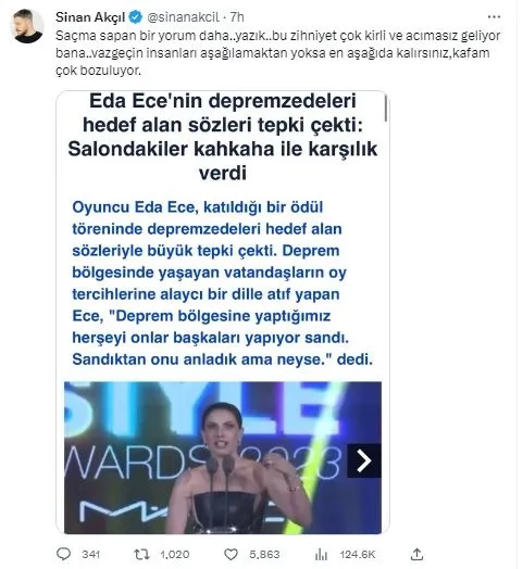 Rezillik! Sözde oyuncu Eda Ece, Başkan Erdoğan'a oy veren depremzedeleri hedef aldı! Tepkiler çığ gibi büyüdü-15