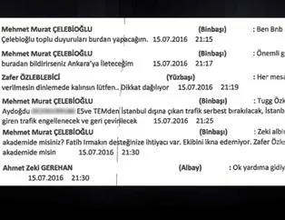 İşte darbecilerin WhatsApp yazışmaları