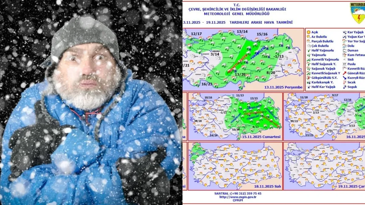 İstanbul’da yağmur hızlanıyor! Meteoroloji’den kar uyarısı: Hava bir anda buz kesecek! Çok sayıda il listede! -4 derece...