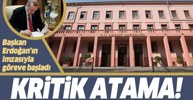 Başkan Erdoğan'dan kritik atama