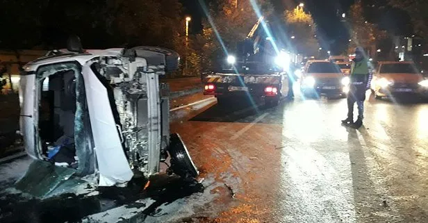 Şişli'de korkutan kaza:4 yaralı