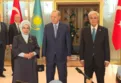 Astana'da Başkan Erdoğan'a dombra sürprizi