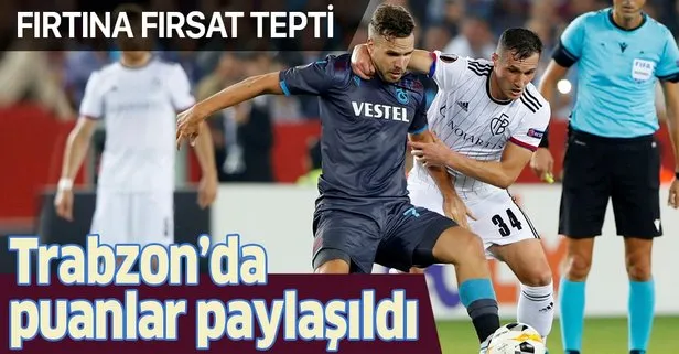 Trabzonspor 2-2 Basel | MAÇ SONUCU