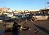 D-100'de feci kaza! Trafik kilitlendi