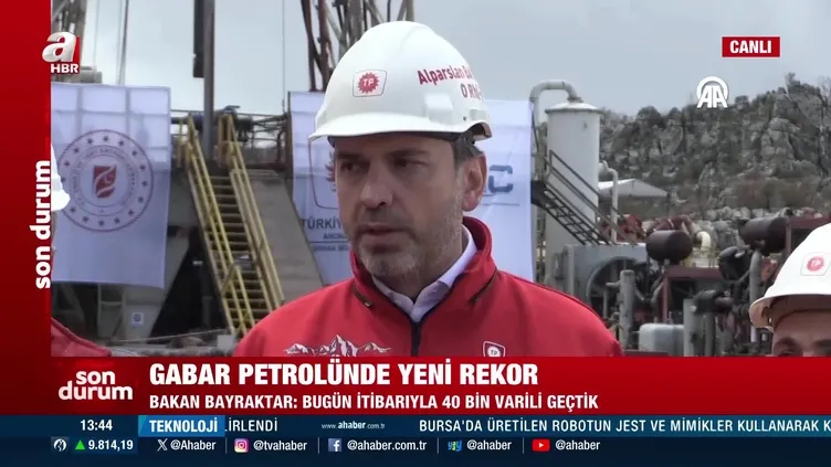 Gabar'daki petrol üretiminde yeni rekor!
