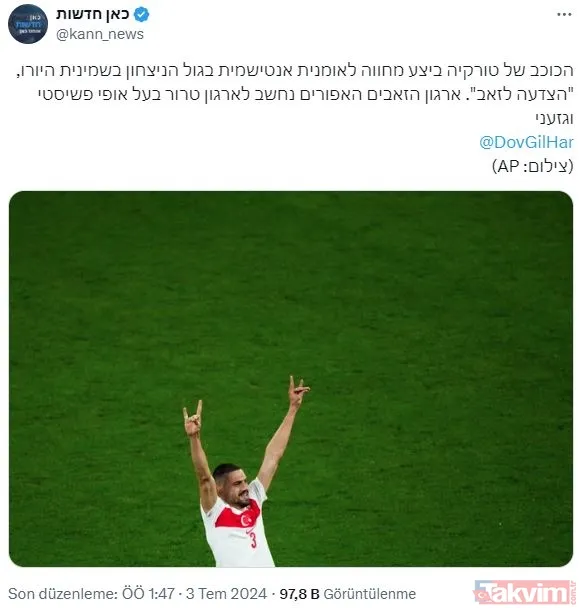 Merih Demiral’ın Bozkurt selamı Almanya'yı ve İsrail'i kudurttu: EURO 2024 Türkiye-Avusturya maçında Turan korkusu! Bild resmen hedef gösterdi: Daha önce de asker selamı vermişti - 8