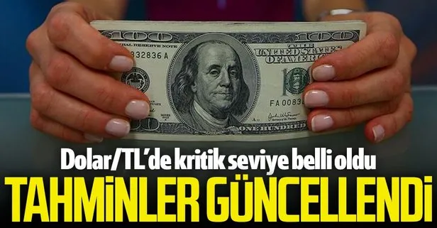 Dolarda kritik seviye belli oldu! TL güçlendi, tahminler revize edildi