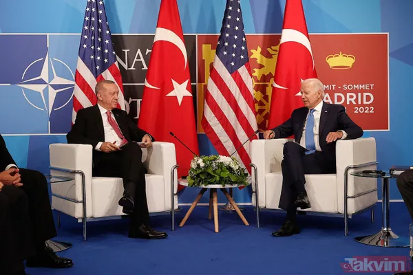 Madrid'de Türkiye - ABD zirvesi! Başkan Recep Tayyip Erdoğan, ABD Başkanı Joe Biden ile bir araya geldi - 8