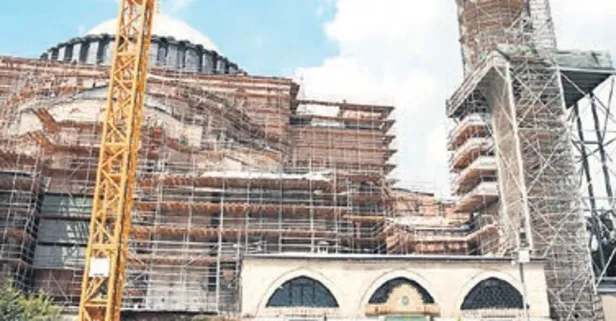 Ayasofya’da bilim ve sanatla büyük restorasyon