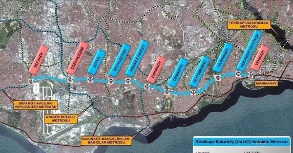 İstanbul'a yeni metro hattı için start verildi-1