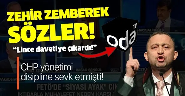 CHP tarafından disipline sevk edilen Ümit Kocasakal’dan zehir zemberek sözler: ODATV lince davetiye çıkardı!