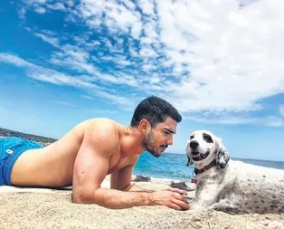 Hadise ve Kaan Yıldırım aşkını oyuncunun köpeği Benek ortaya çıkardı