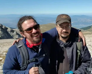 Uludağdaki kayıp dağcıları arama çalışmaları drone ile görüntülendi