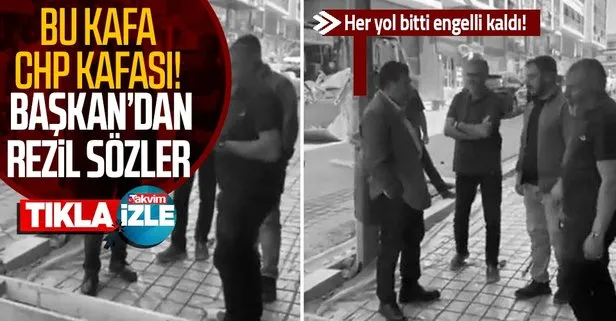 CHP’li Belediye Başkanı Demir’den utanç verici sözler: Her yol bitti, engelli kaldı