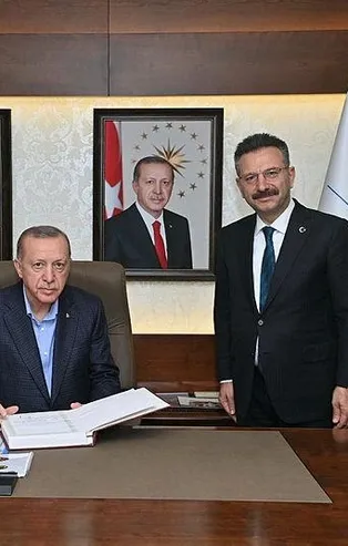 Başkan Erdoğan'dan Aydın Valiliğine ziyaret
