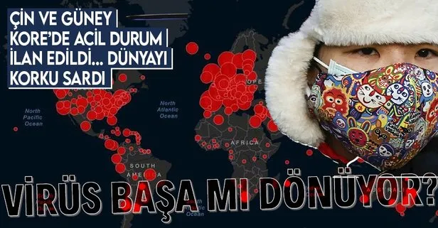 Çin ve Güney Kore acil durum ilan etti